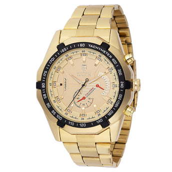 Invicta X Montres Prestige Men's Gold/Black Watch 46mm MPW-0099 New!