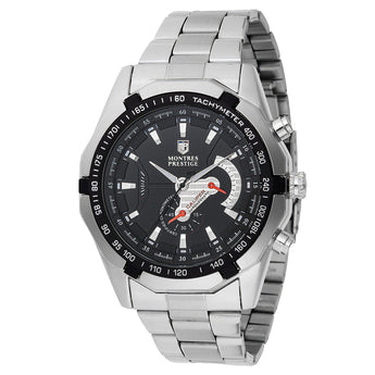 Invicta X Montres Prestige Men's Watch Silver/Black 46mm MPW-0098 New!