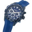 Nautica Chrono Blue Silicone Strap Watch 46mm Stainless steel NAPNSF305 NST