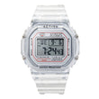 Activa Retro X Invicta Men's Digital Watch 44.5mm Transparent