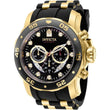 Invicta Pro Diver SCUBA Men's 48mm Gold Dial Stainless Chronograph Watch 37228