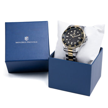 Invicta X Montres Prestige Men's Silver/Gold/Black Watch 42mm New!