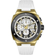 Invicta Racing Turbo Men's 47mm Watch White Dial, Silicone Band, 100M WR