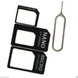 Nano SIM Card Adapter Converter to Micro Standard Set For any phone with sim 10X