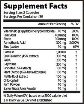 4 Bottles Anti Gray Hair 7050 Restore Natural Hair Color Supplement 60 Capsules