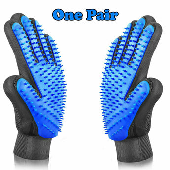 Deshedding Brush Massage Hair Fur Removal Tool Gentle Pet Dog Cat Grooming Glove