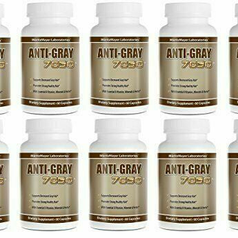 500 Anti Gray Hair Saw Palmetto Catalase Horsetail Max Strength Natural