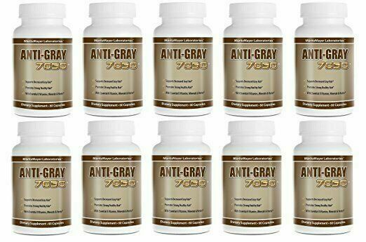 500 Anti Gray Hair Saw Palmetto Catalase Horsetail Max Strength Natural