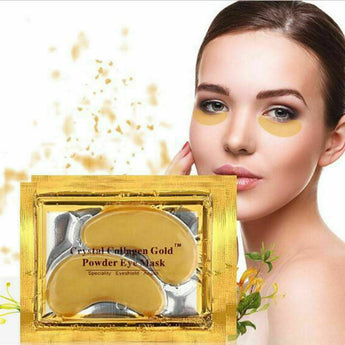Crystal Collagen Gold Anti Dark Circle Wrinkles Under Eye Pads Mask 20 Pairs
