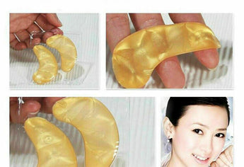Crystal Collagen Gold Anti Dark Circle Wrinkles Under Eye Pads Mask 20 Pairs