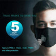 Reusable Cotton Mouth Cover Washable Cloth Face Mask 2 PM 2.5 Carbon Filters