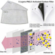 Unisex Reusable Soft Double Layer Washable Cotton Face Nose Mask with 12 Filters