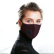 Unisex Reusable Soft Double Layer Washable Cotton Face Nose Mask with 12 Filters