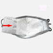 Unisex Reusable Soft Double Layer Washable Cotton Face Nose Mask with 12 Filters