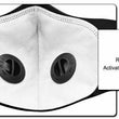 Active Breathable Carbon Filter Valves Cycling High-Quality Reusable Face Mask