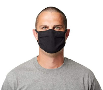 5 Pack - Black 93.7% Cotton Face Mask Reusable Protective Cover Facemask USA