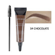Eyebrow Dye Tint Waterproof Pour Eyebrow Gel Mascara Cream with Brush Kit 10ml