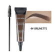 Eyebrow Dye Tint Waterproof Pour Eyebrow Gel Mascara Cream with Brush Kit 10ml