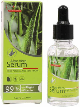 Natural Acne Skin Repair Soothing Liquid High Potency Aloe Vera Facial Serum