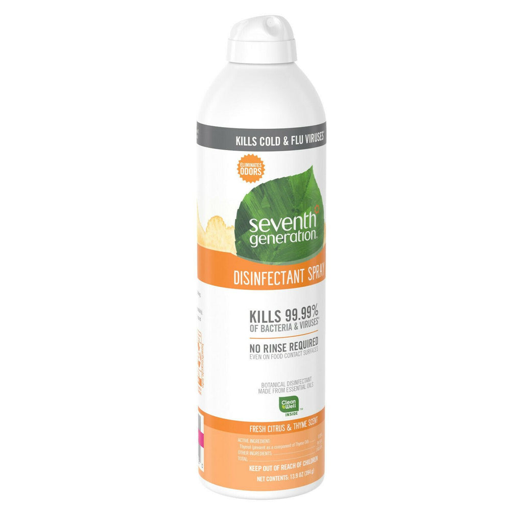 Seventh Generation Disinfectant Spray, Fresh Citrus & Thyme Scent Pack