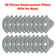 Cycling Face Mask with Activated Carbon Filter Valves Sports Reusable 1 & 2 Pack