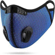 Cycling Face Mask with Activated Carbon Filter Valves Sports Reusable 1 & 2 Pack