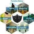 Cycling Face Mask with Activated Carbon Filter Valves Sports Reusable 1 & 2 Pack