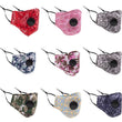 Reusable Mouth Cover Washable Cloth Cotton Face Mask 2 PM 2.5 Carbon Filters