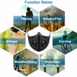 Reusable Face Mask With Active Carbon Filter Breathing Valves Cycling Mesh