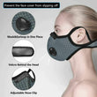Reusable Face Mask With Active Carbon Filter Breathing Valves Cycling Mesh