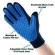 2 Pair Pet Dog Cat Hair Remover Mitt Massage Brush Deshedding Grooming Gloves