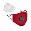 4 Pack Reusable Washable Haze Pollution Cotton Face Mask with 2 Filters