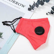 4 Pack Reusable Washable Haze Pollution Cotton Face Mask with 2 Filters