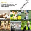Pet Grooming Glove Dog Cat Gentle Deshedding Hair Fur Removal + Training Whistle