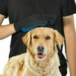 Pet Grooming Glove Dog Cat Gentle Deshedding Hair Fur Removal + Training Whistle