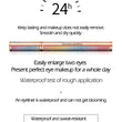 4d Silk Fiber Lash Mascara, SENANA MARINA Eyeliner & Mascara Set - Black Liquid Eyeliner Pencil/Waterproof Mascara - Sky High Mascara Black Volume and Length Lengthening No Clumping