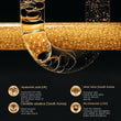 SENANA 24K Gold Skin Care Set 9 Pcs  Moisturizing, Pore-Shrinking, Oil Control