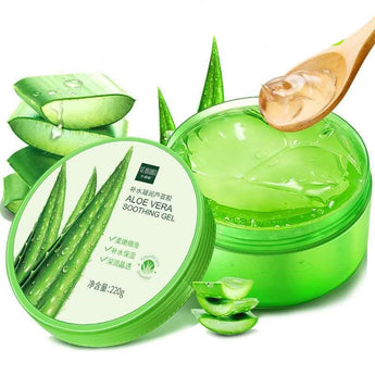 Aloe Vera Gel Natural Face Cream Moisturizer Acne Treat Repair Whitening 220ML