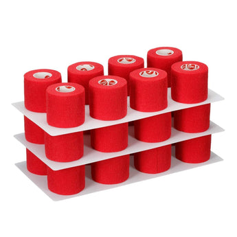 Cramer EcoFlex Stretch Tape Case Red Sport Athletic Bandage Elastic 24 Rolls Red