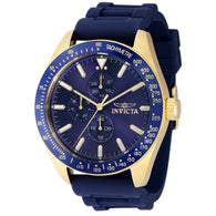 Invicta Men's Aviator nomad Quartz Multifunction Black Dial Watch 45mm