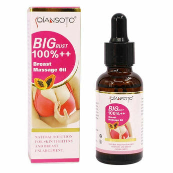 Qiansoto Papaya Chest Lift Up Firm Breast Enlargement Massage Essential Oil 40ml 1 pack