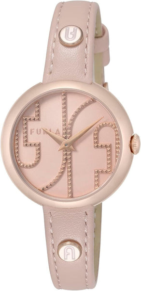 FURLA Cosy Nude Genuine Leather Strap Watch Model: WW00005012L3