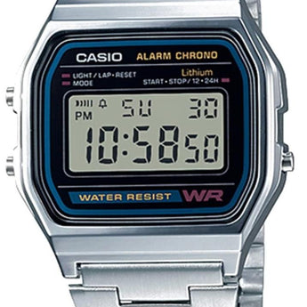 Casio A158WA Series | Unisex Digital Watch | Vintage | WR | 100 SEC Stop Watch