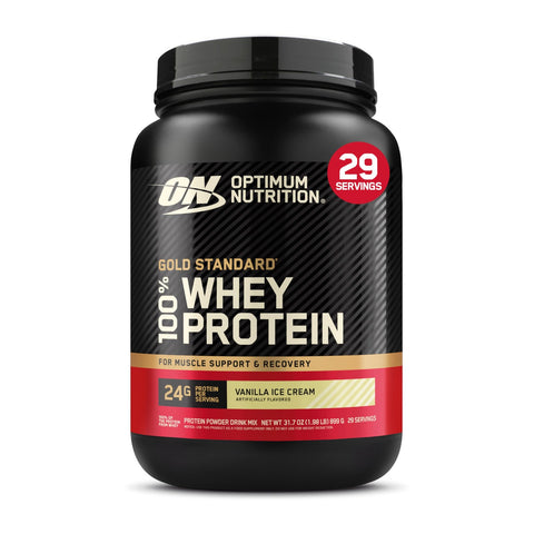 2 Pack OPTIMUM NUTRITION GOLD STANDARD 100% WHEY PROTEIN 2LB Muscle