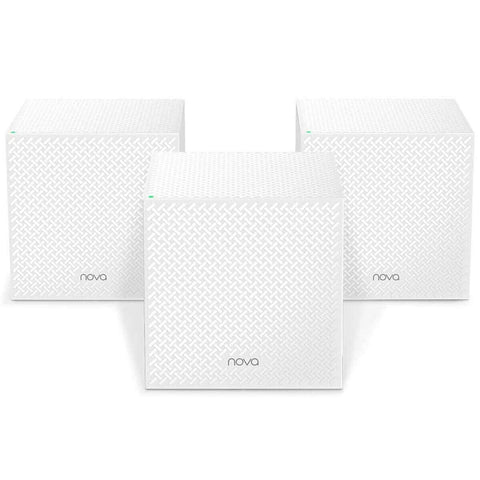 Tenda Nova MW12 Triband AC2100 Mesh WiFi System Wireless Internet Router 6000 Ft