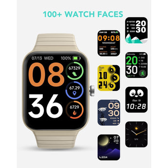 Smart Watch with Alexa Built-in Answer/Make Calls Fitness H.Rate - Cyber beige
