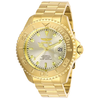 Invicta Grand Diver Automatic Men's 47mm Gold Blue Dial Pro Diver Watch