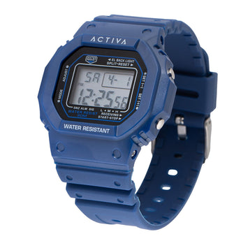 Activa Retro X Invicta Men's Digital Watch 44.5mm Blue