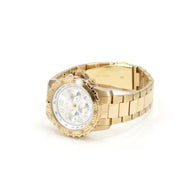 Invicta Men's 45mm Specialty Pilot Chronograph Silver Dial Gold Tone Watch 11369