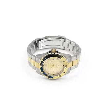 Invicta Men's Watch Pro Diver Quartz Gold Tone Dial Two Tone Bracelet